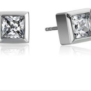 Michael kors silver earrings